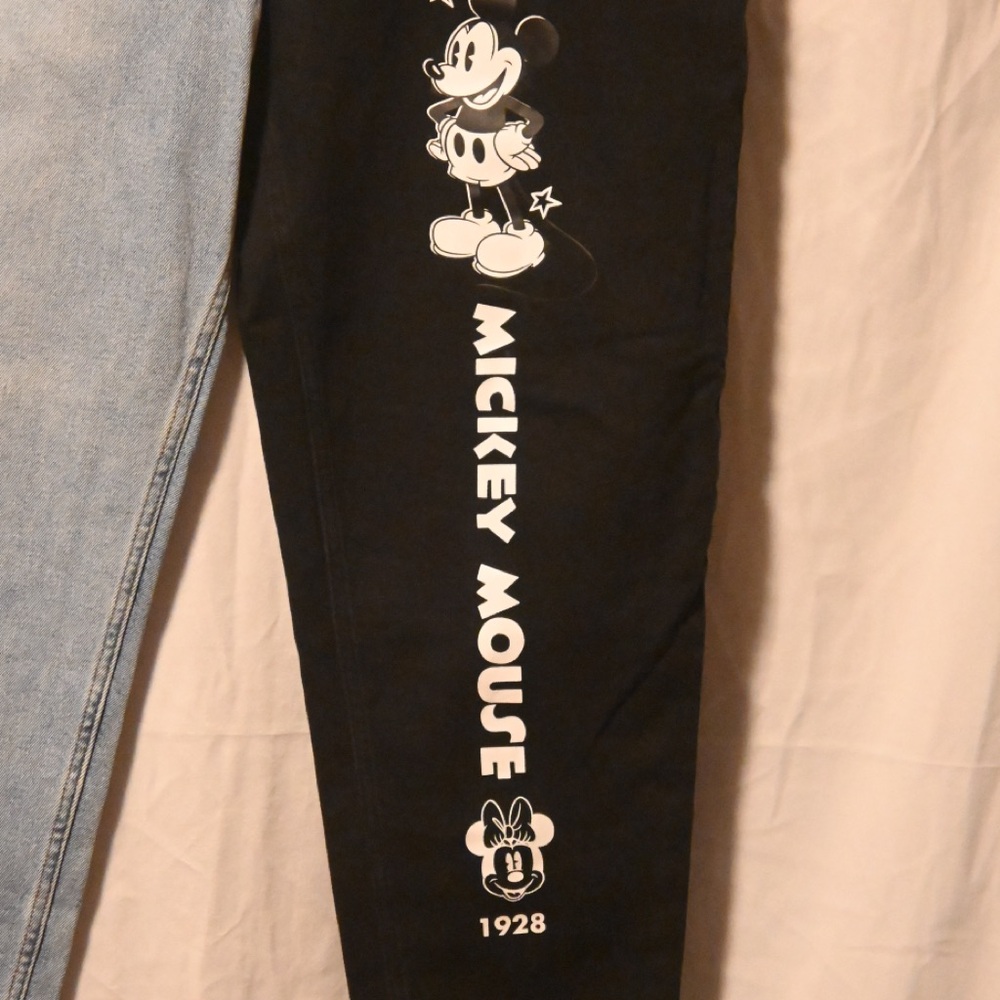 Disney Black and Blue Denim Pants